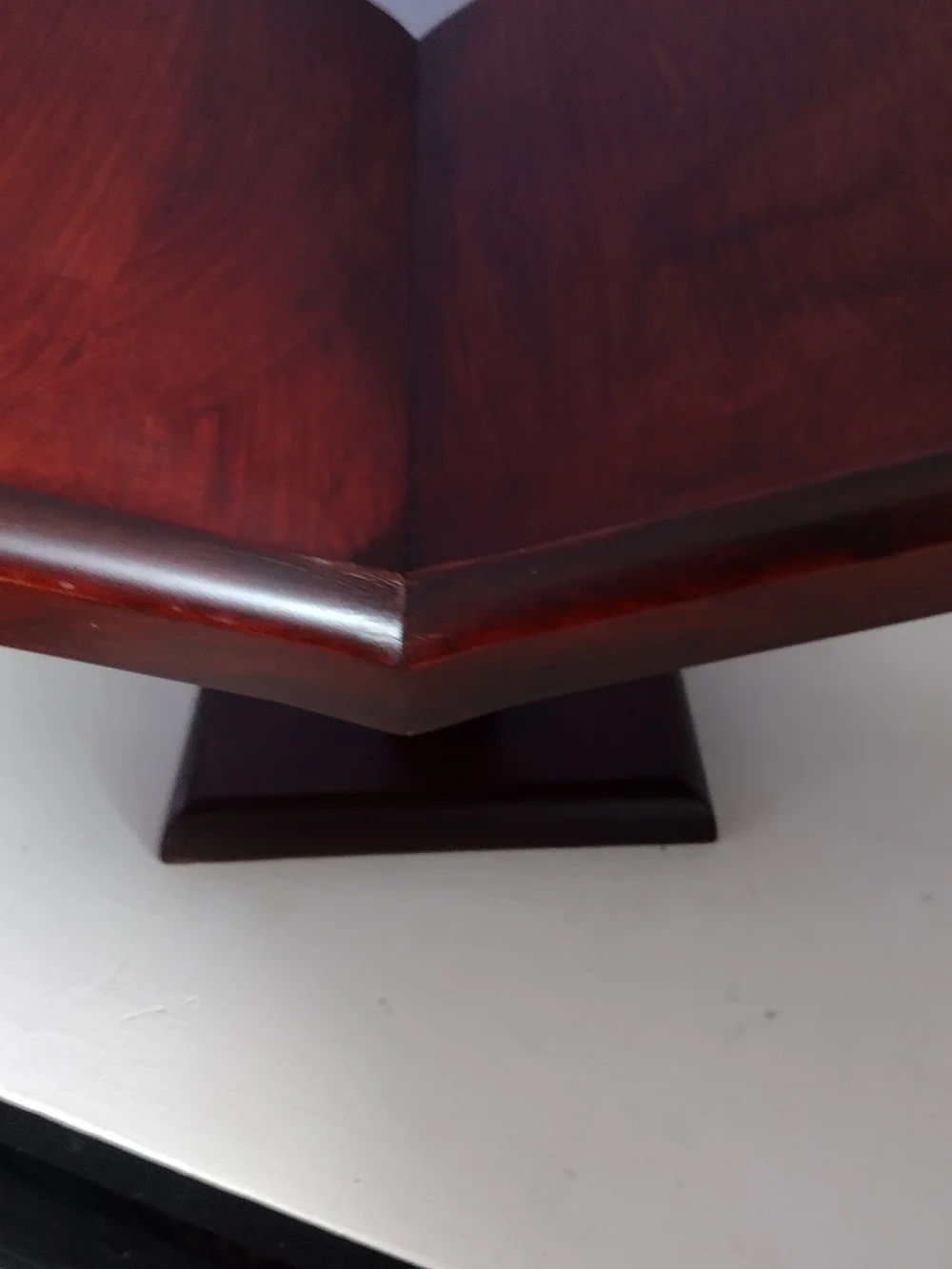 Vintage Mahogany Wooden Book Stand Antique Early American Style